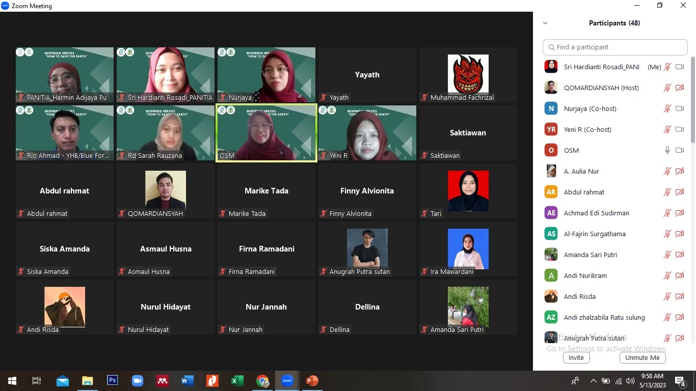 Dokumentasi Green Webinar Series