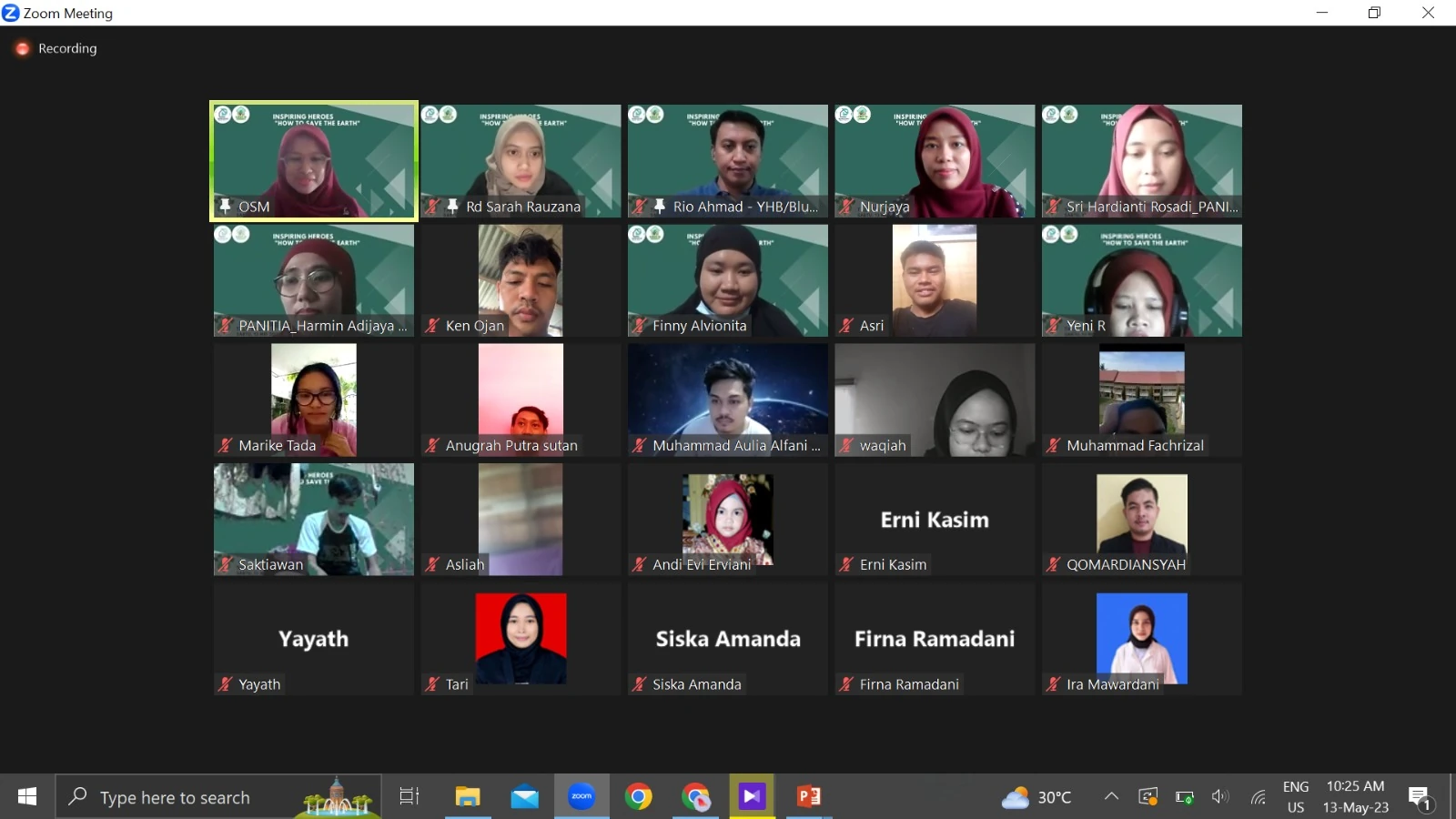 Peserta Green Webinar Series