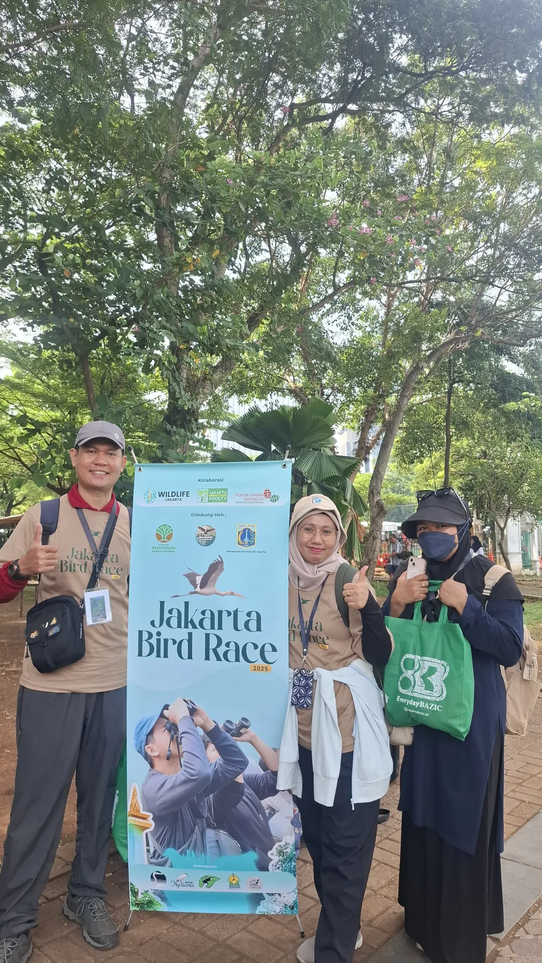 Dokumentasi tim pada Jakarta Bird Race